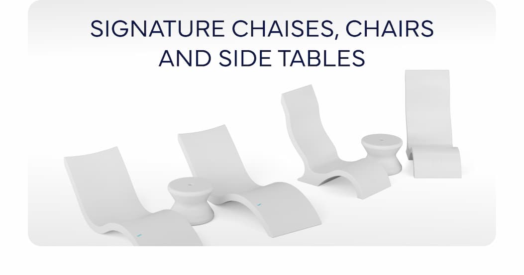 Signature Chaises, Chairs And Side Tables