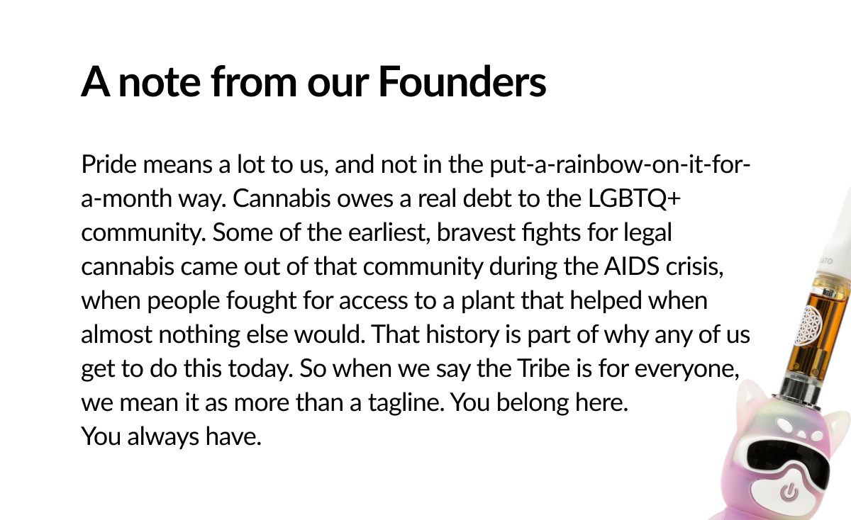 A note from our Founders