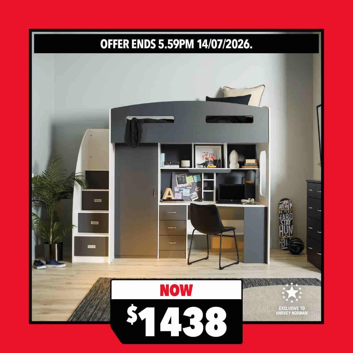 Matrix Space Saver Bunk Bed