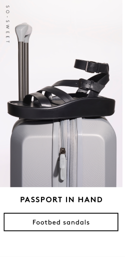 Passport In Hand: Footbed Sandals