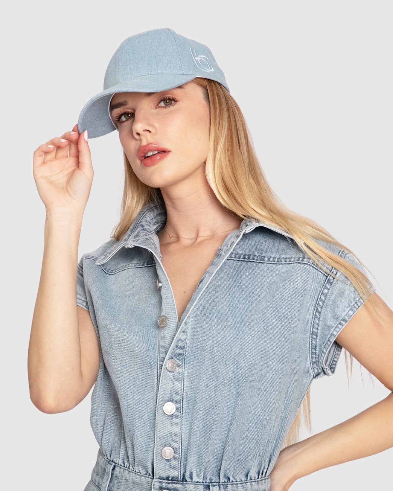 Image of Belle Baseball Cap - Stonewash