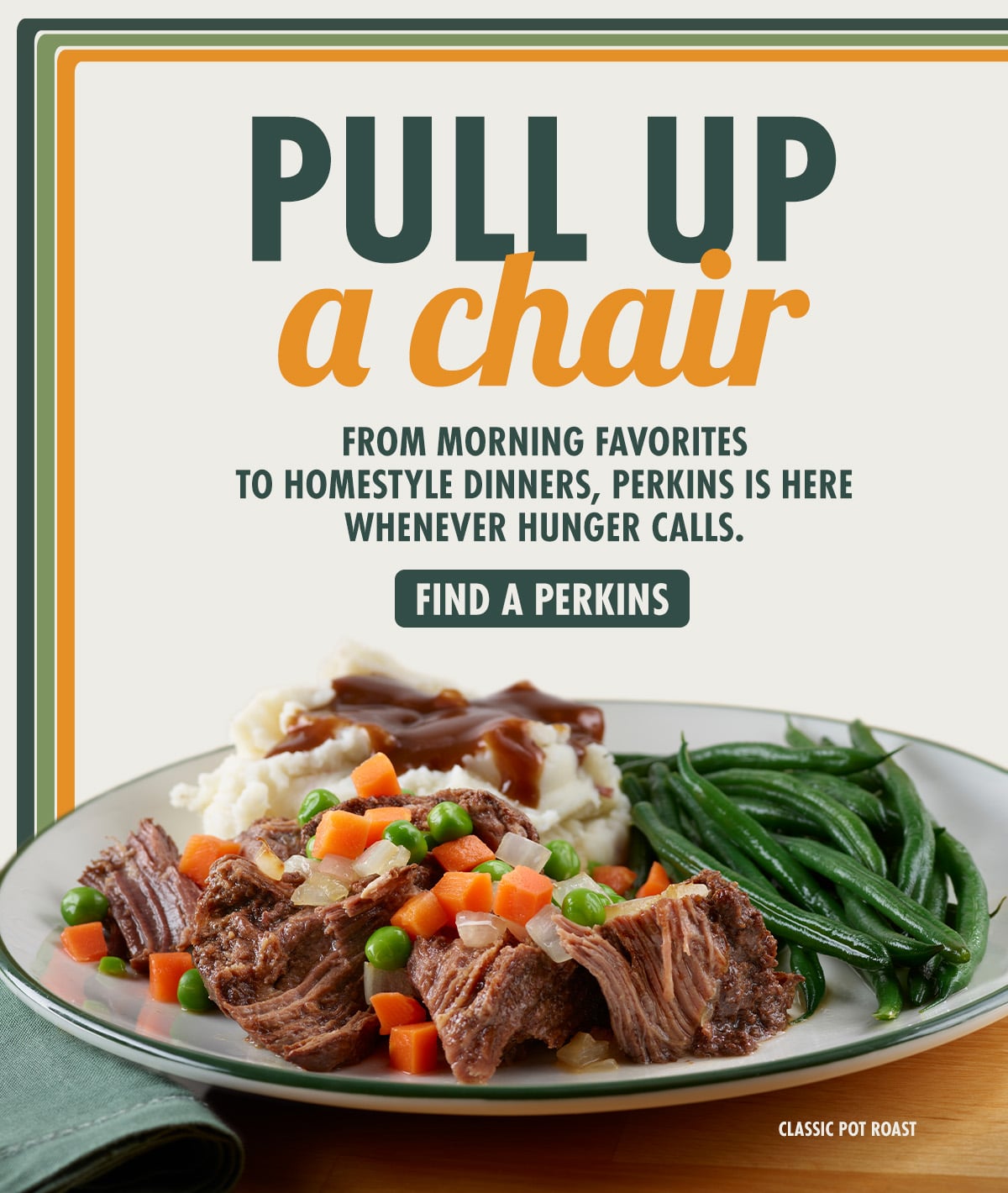 Breakfast, lunch, or dinner, we've got you covered
