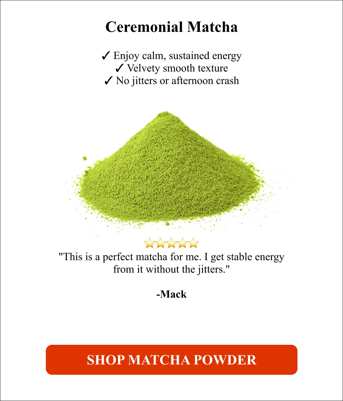 Ceremonial Matcha