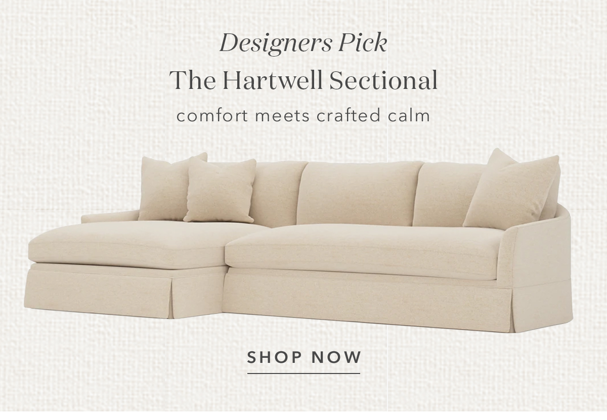 Hartwell Parchment Performance Chaise Sectional 