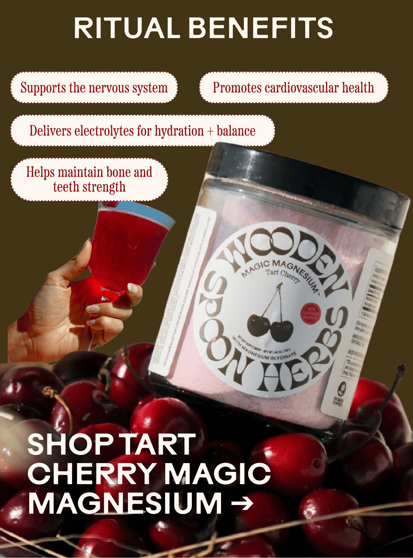 Ritual Benefits  | Shop Tart Cherry Magic Magnesium