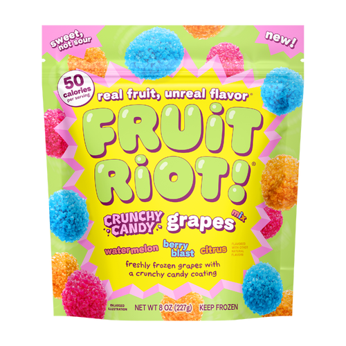 Fruit Riot Crunchy Candy Grapes Mix