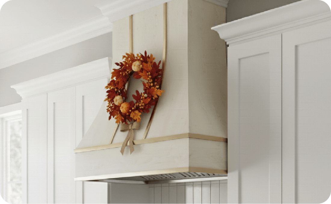 Kitchen with hood
