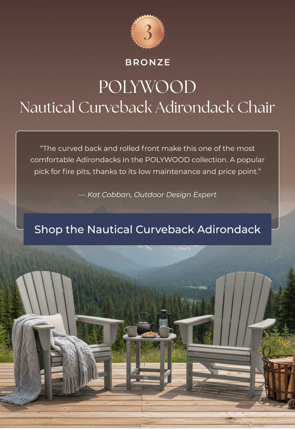 Shop the Nautical Curveback Adirondack