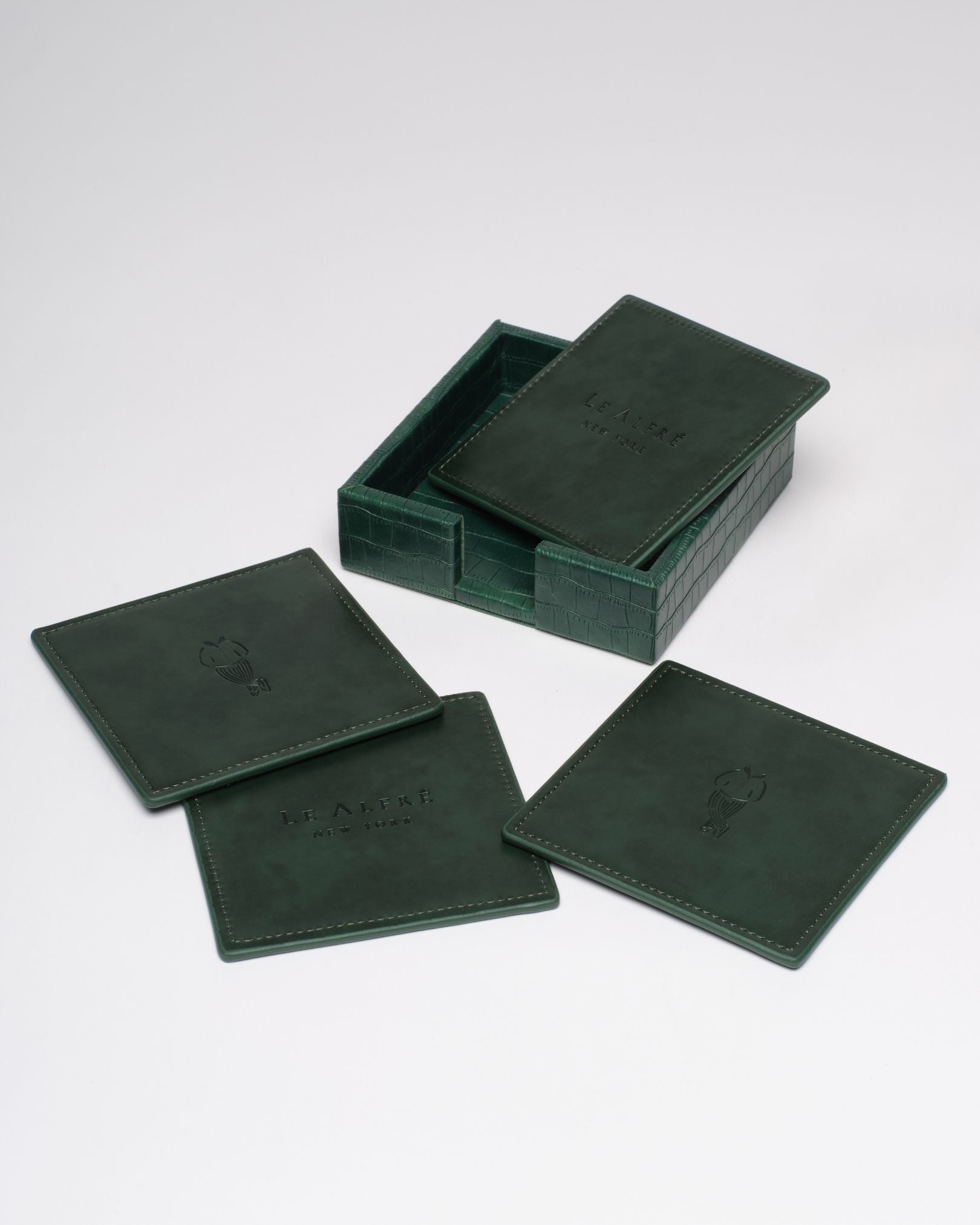 Image of Le Alfré Coaster Set with Holder
