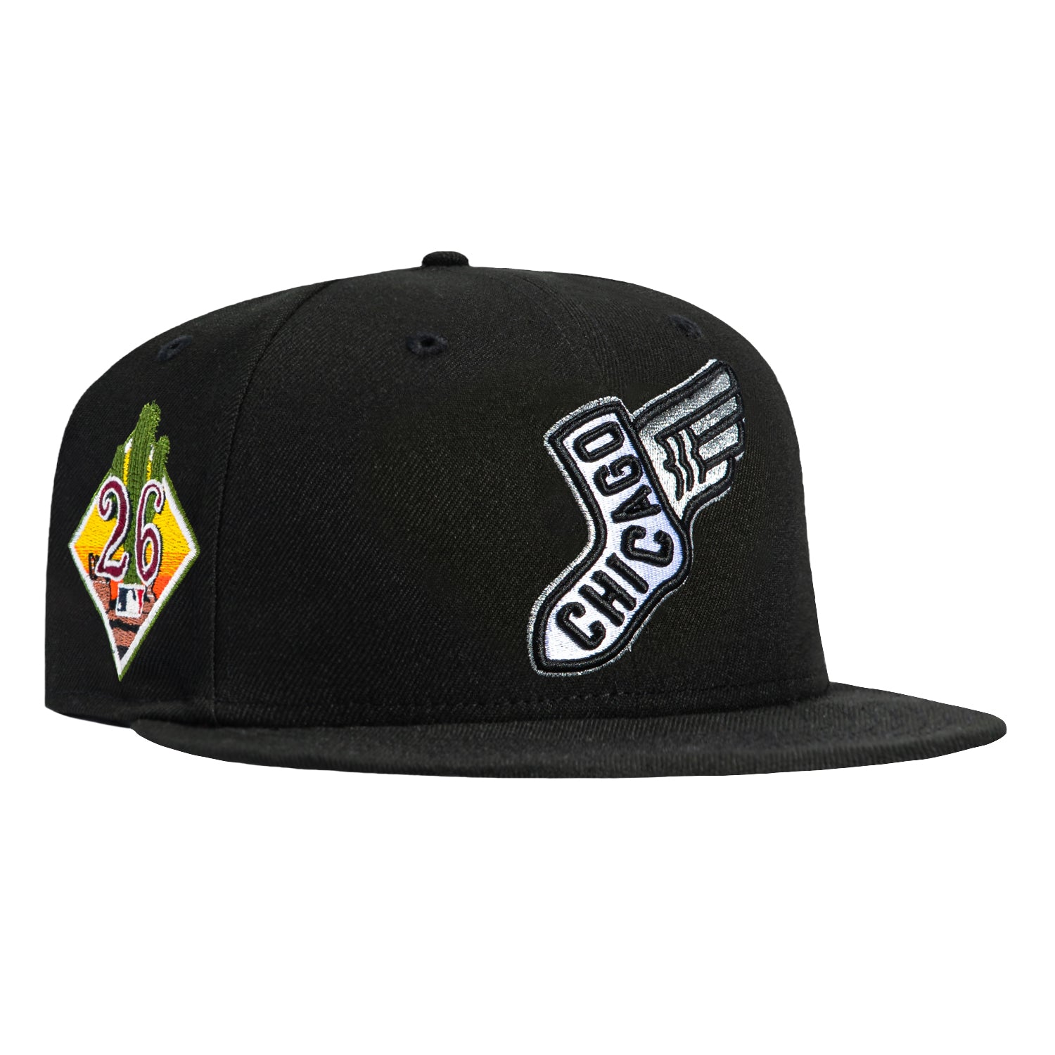 Image of New Era 59Fifty Chicago White Sox 2026 Arizona Spring Training Patch City Hat - Black