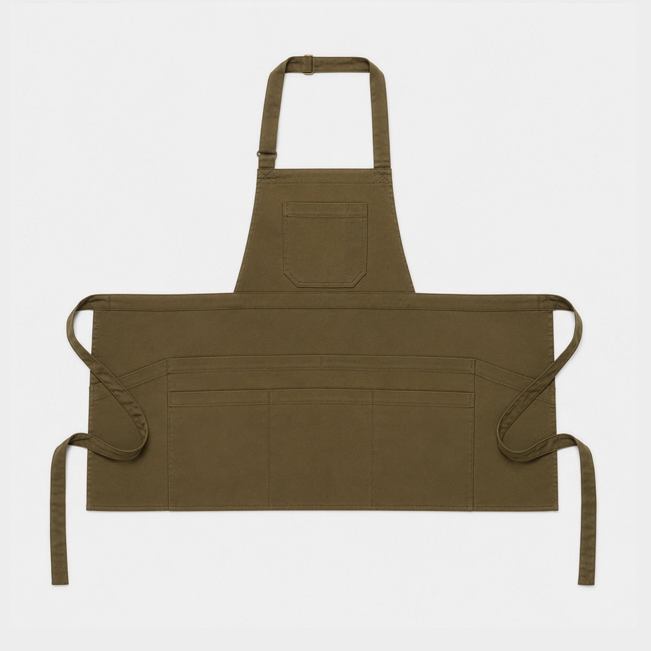 Image of Work Apron in Olive