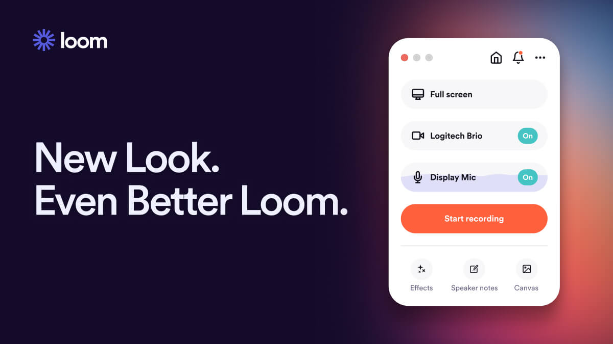 New Loom desktop recorder