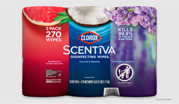 Scentiva Wipes 3-pack now at Costco