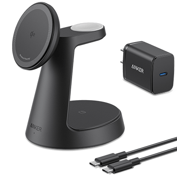 MagGo Wireless Charging Station (3-in-1, Dock Stand)