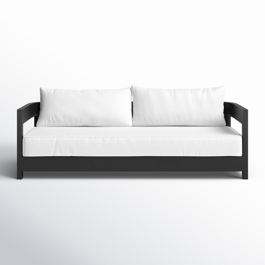 Everlee 80'' Metal Outdoor Sofa
