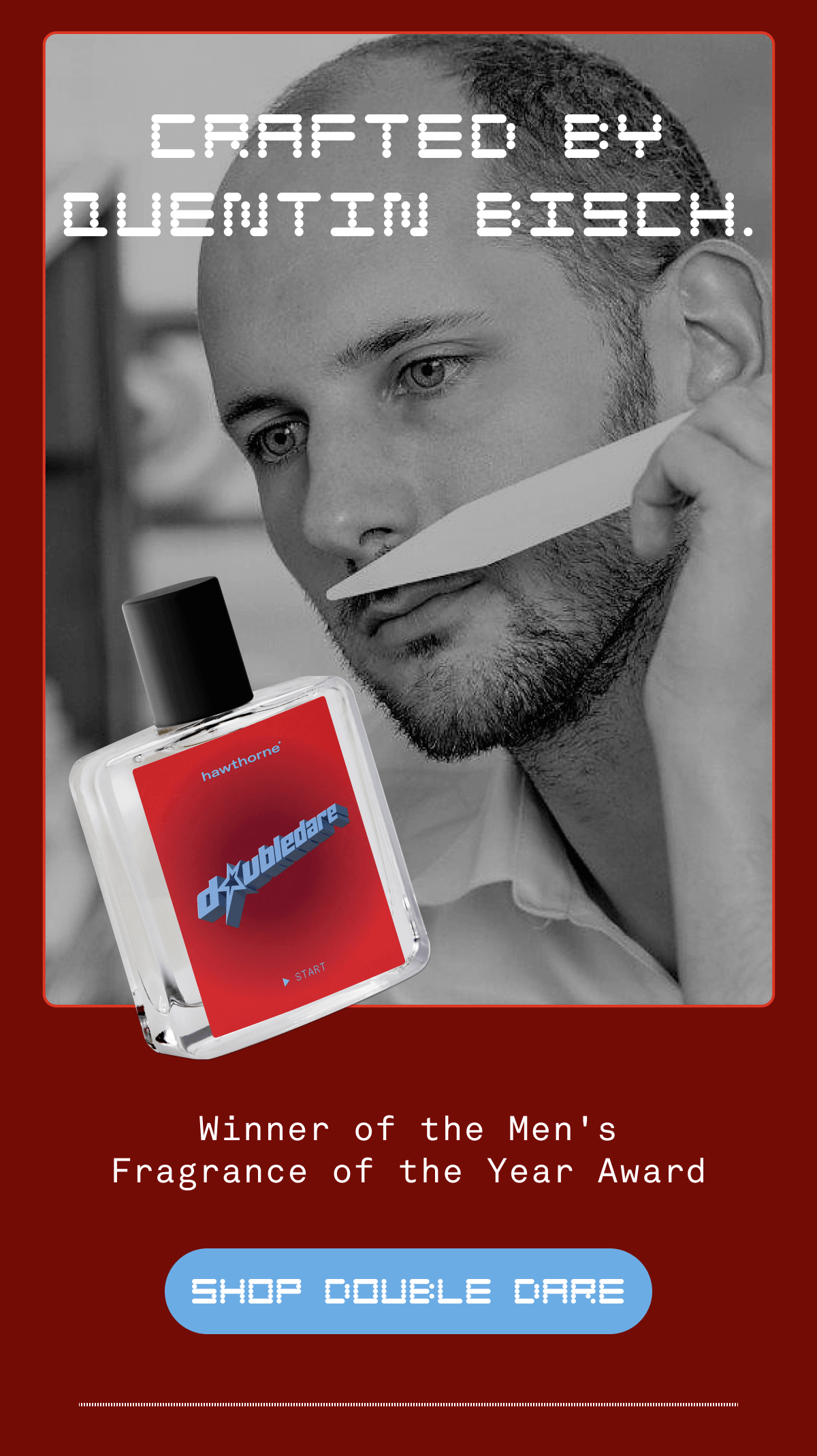Crafted by Quentin Bisch | Winner of the Men's Fragrance of the Year Award | Shop Double Dare