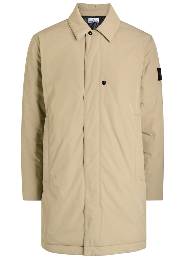 STONE ISLAND Micro Twill quilted trench coat