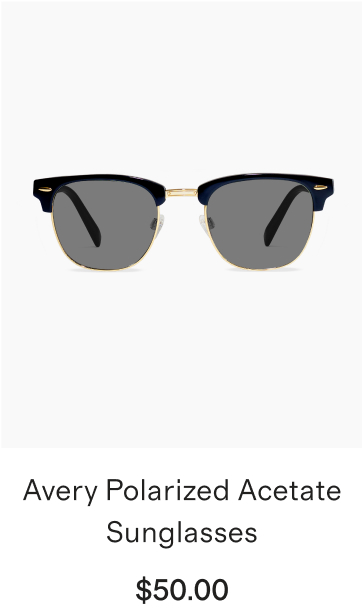 Avery Polarized Acetate Sunglasses