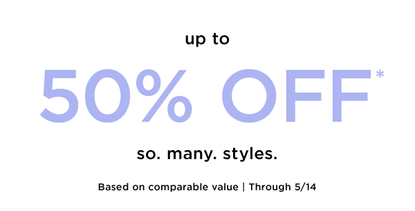 Up to 50% off