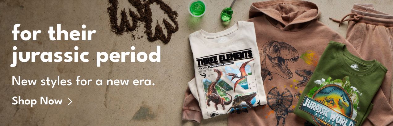 for their jurassic period | New styles for a new era. 