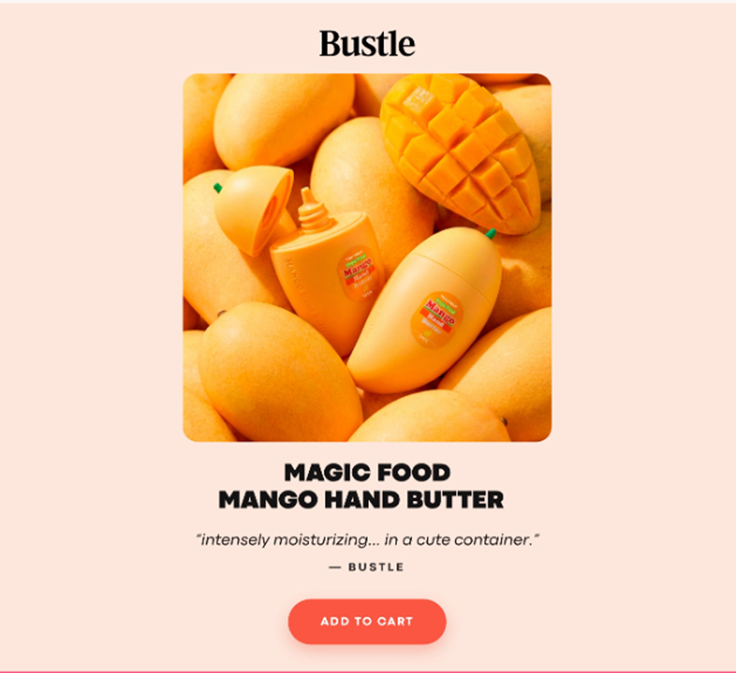 Magic Food Mango Hand Butter