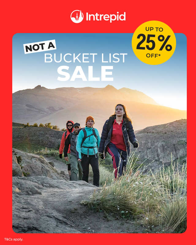 Not a Bucket List Sale  - Up to 25% off*