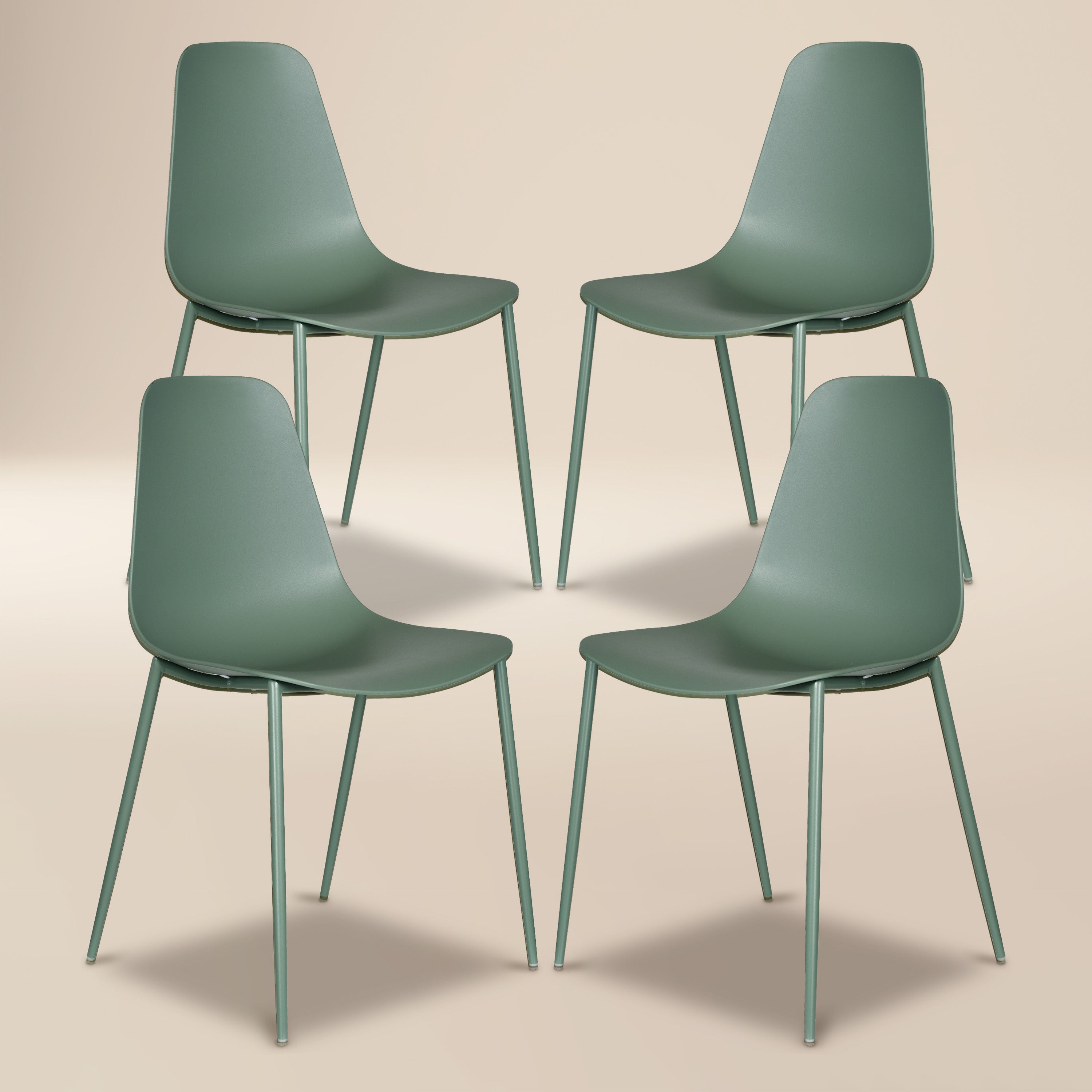 Image of Isla Dining Chair | Pistachio Green | Set of 4
