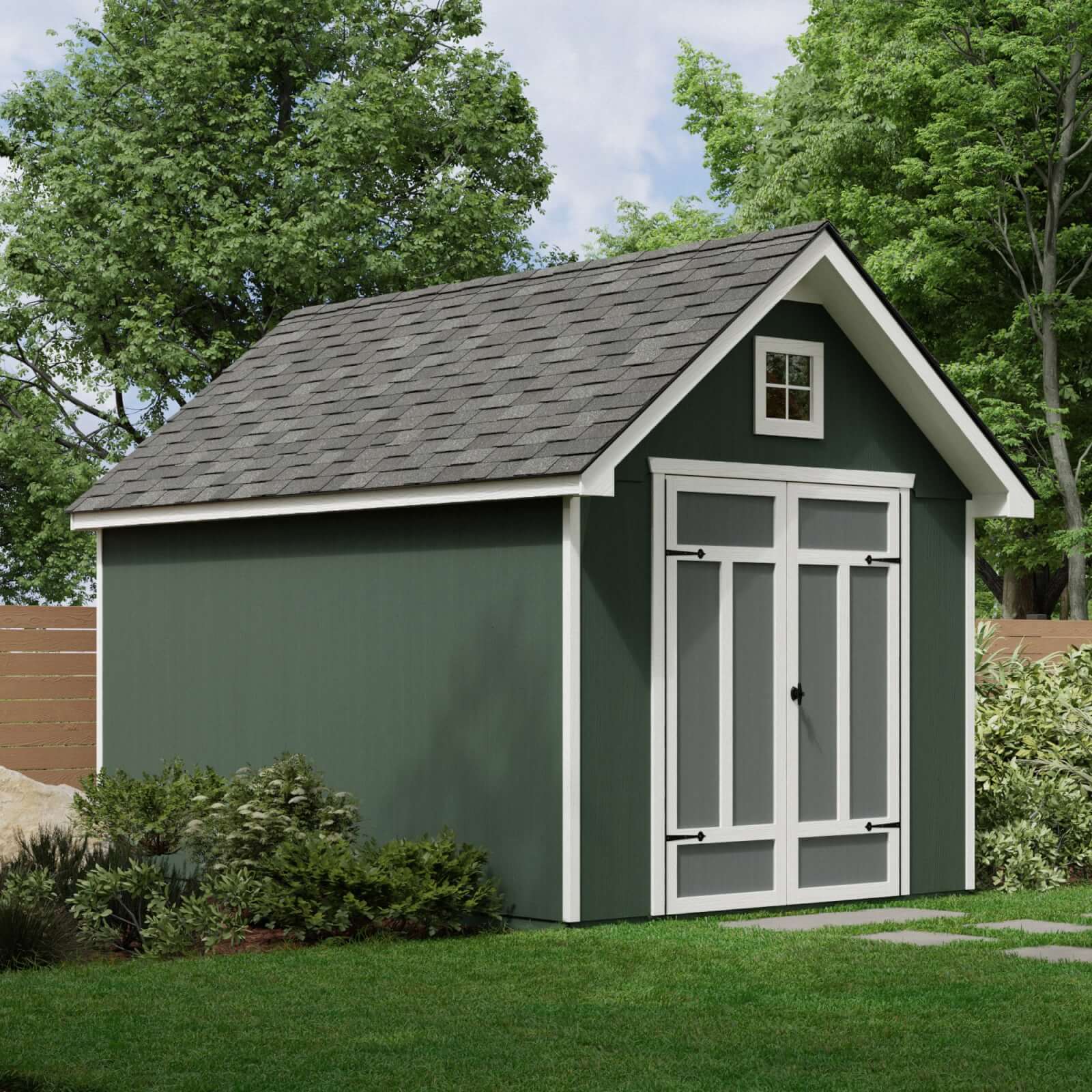 Yardline Stonefield Wood Storage Shed - Do-it-Yourself Assembly, 8' x 12'