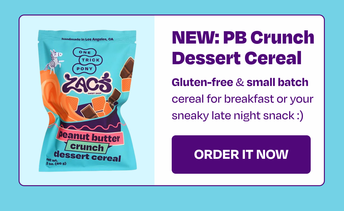 NEW: PB Crunch Dessert Cereal