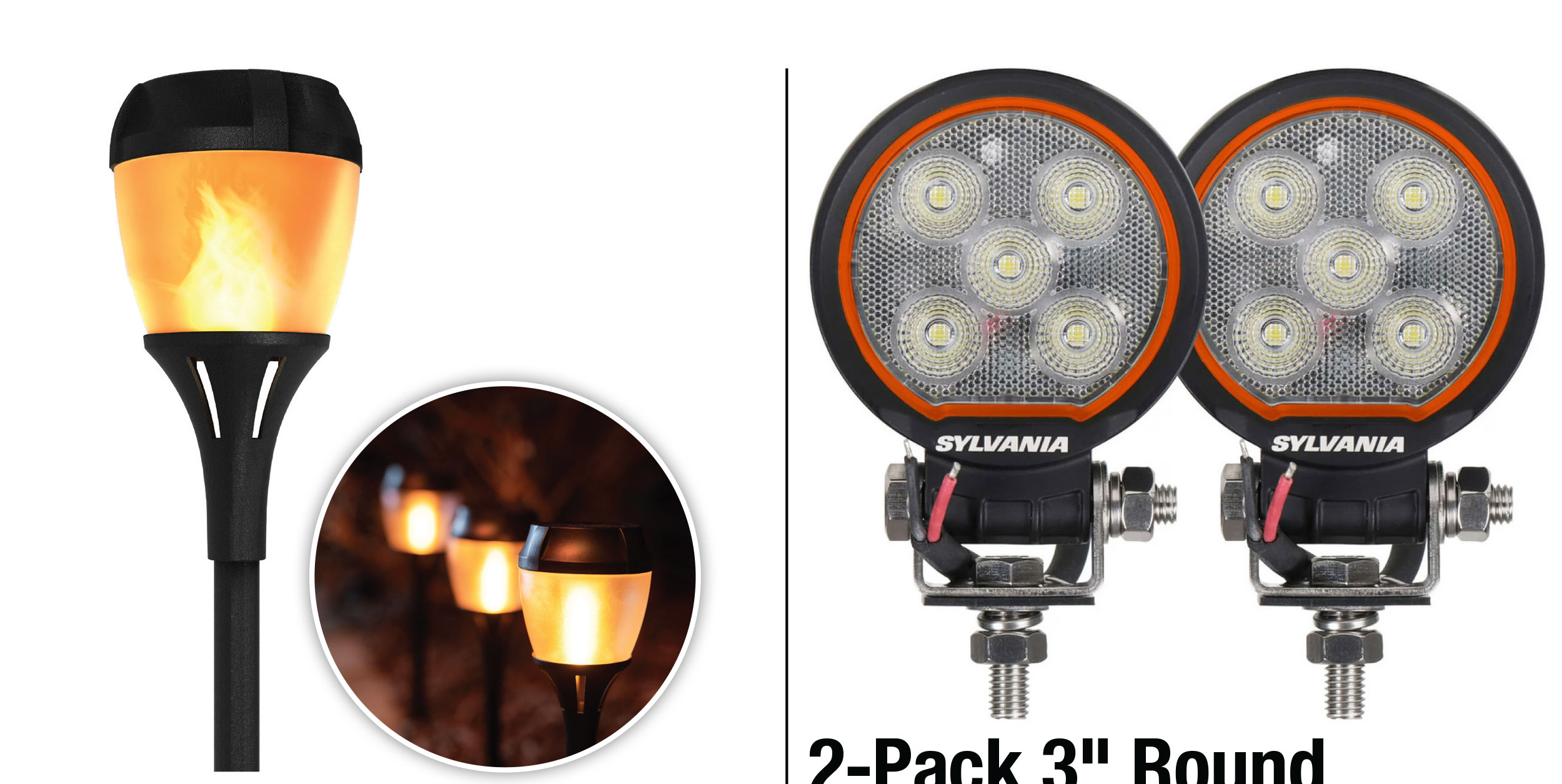 Flicker Flame Accent Landscape Light - ONLY $3.99 After Rebate*!