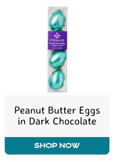 Peanut Butter Eggs in Dark Chocolate