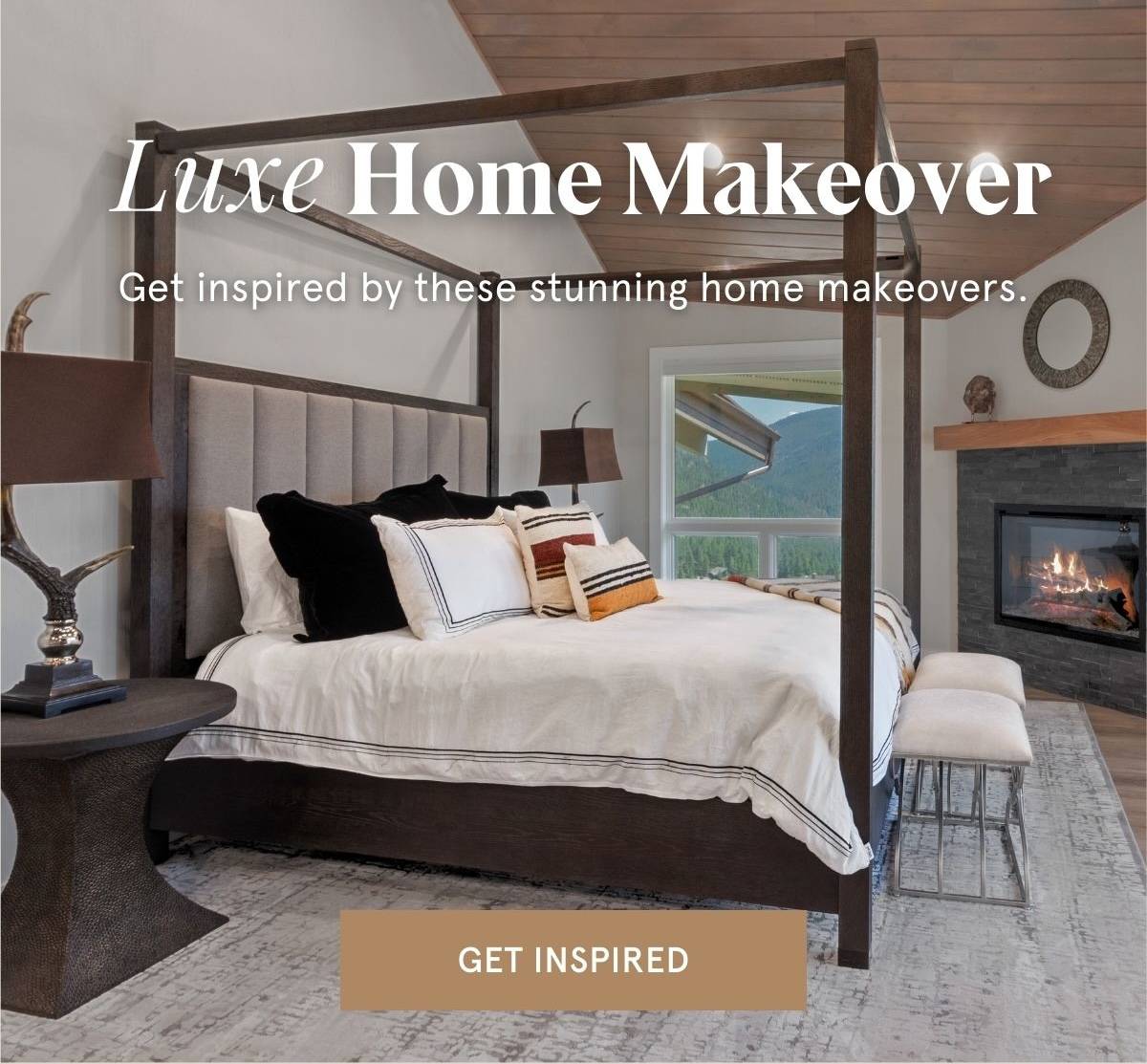 Luxe Home Makeover - Get inspired by these stunning home makeovers.