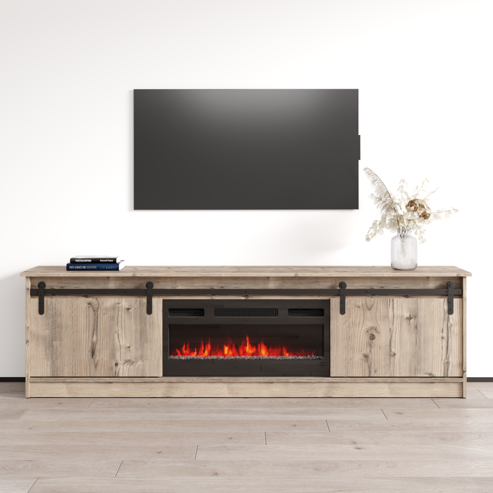Image of Granero 04 BL-EF Fireplace TV Stand