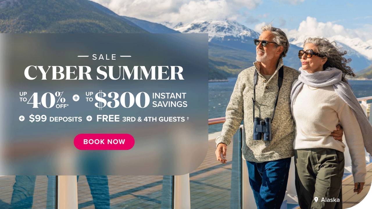 Cyber Summer Sale. Book now.