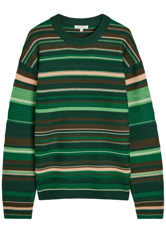 JW ANDERSON Multi Stripe wool jumper