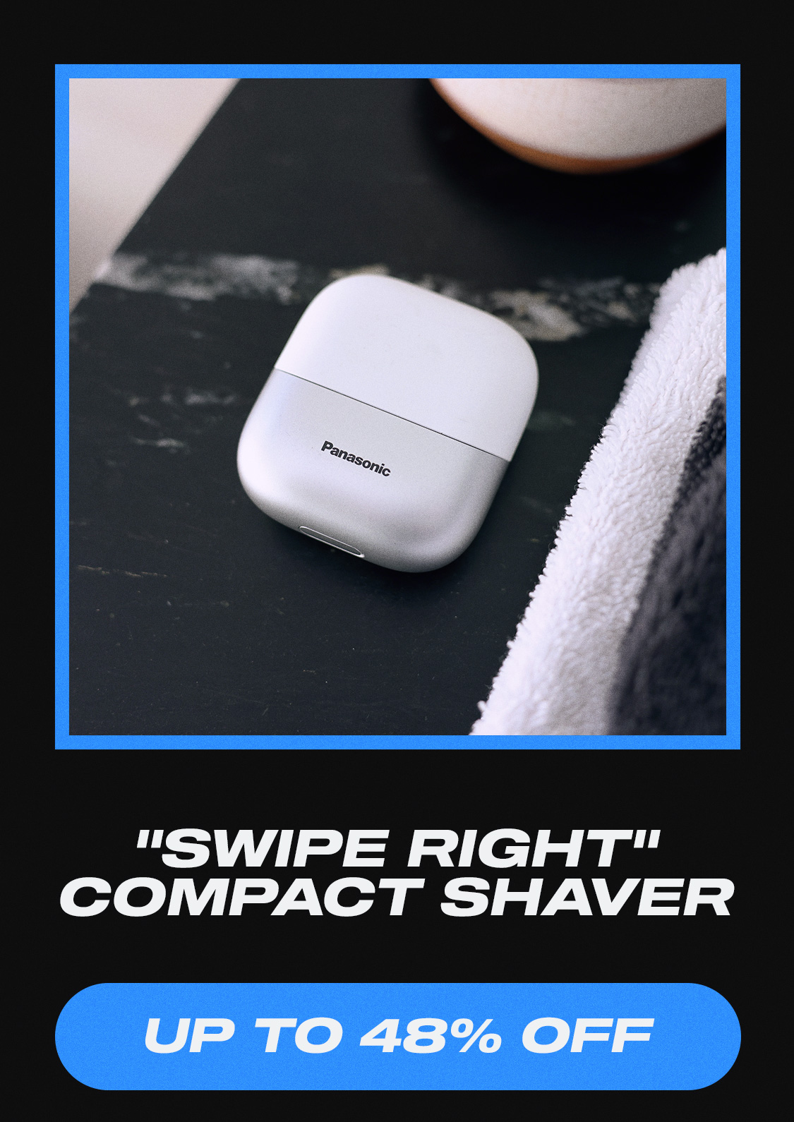 Panasonic "Swipe Right" Compact On-the-Go Shaver for Women - Up to 48% off