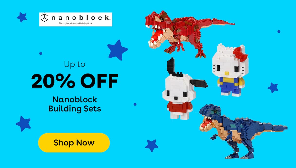 Up To 20% OFF Nanoblock Building Sets