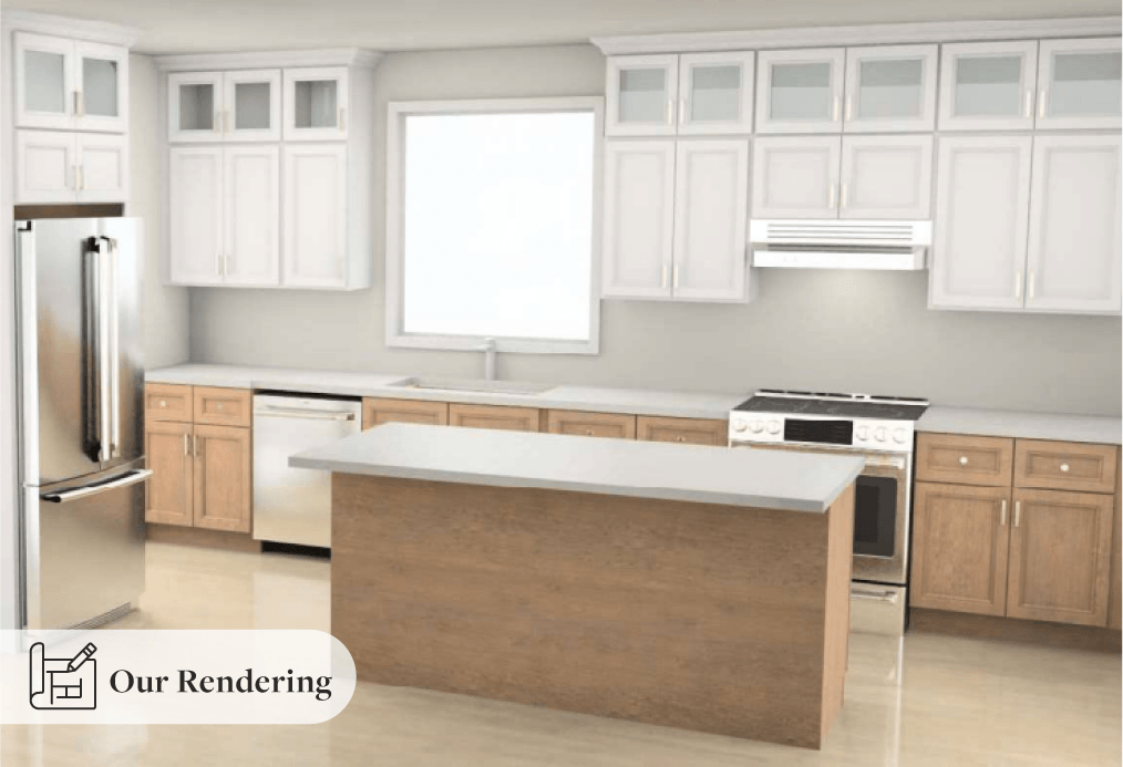 Rendering of a Kitchen
