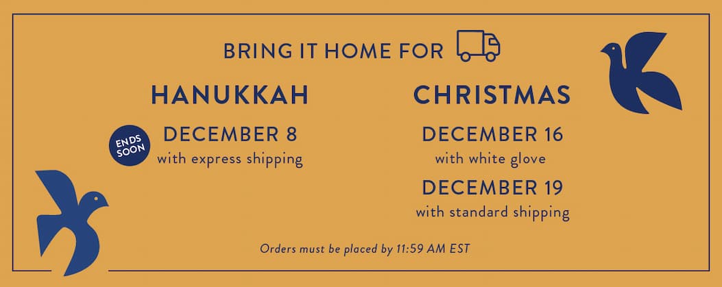 Bring it home for the Holidays