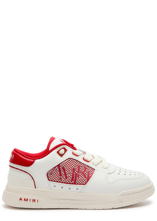 AMIRI KIDS Classic logo leather sneakers