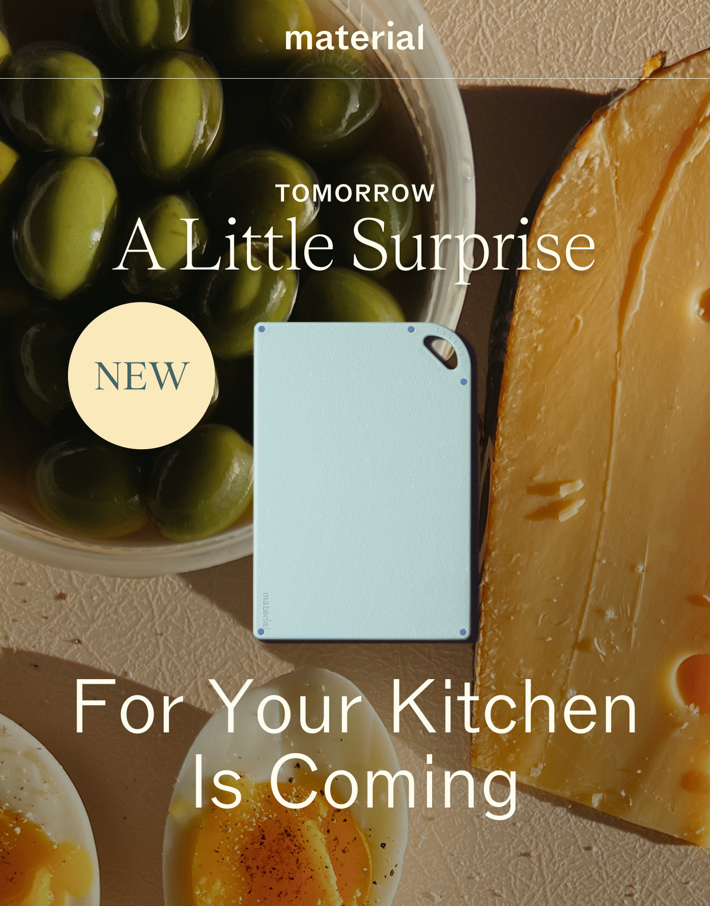 material Tomorrow: A Little Surprise For Your Kitchen Is Coming