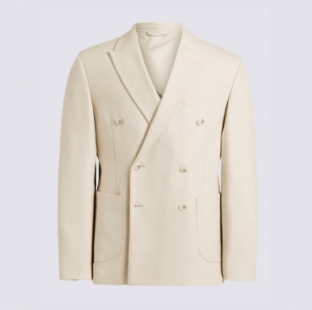 Slim Fit Camel Suit