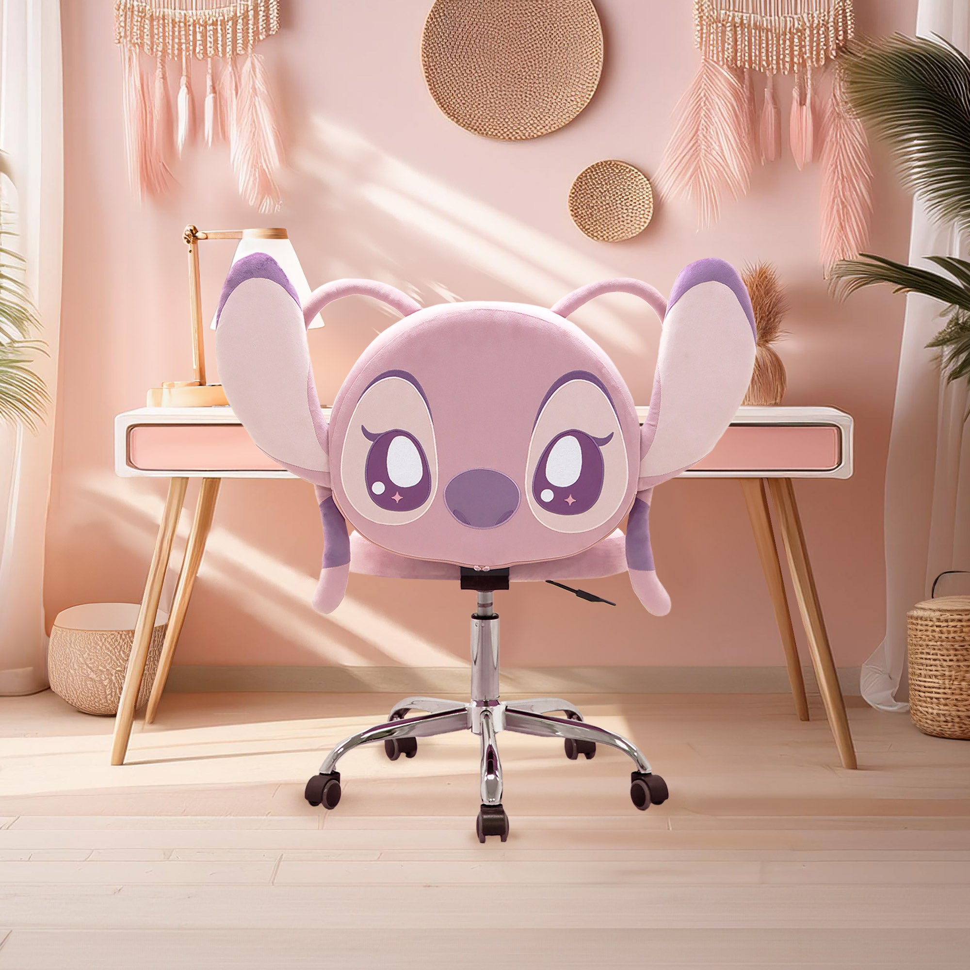 Stitch and Angel Vanity Swivel Chairs
