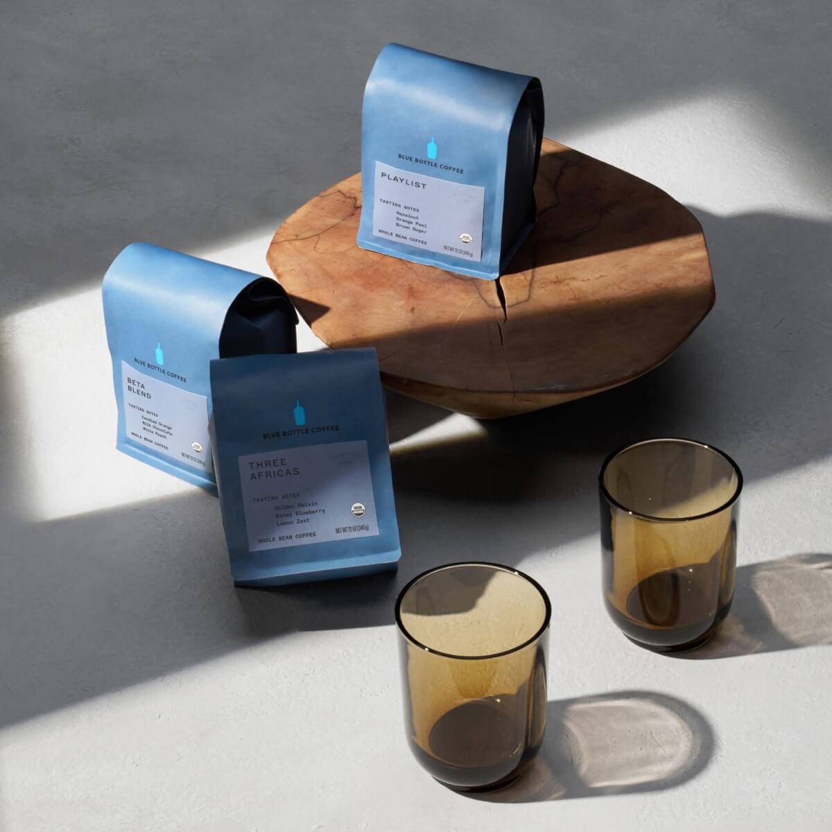 Image of coffee and glasses