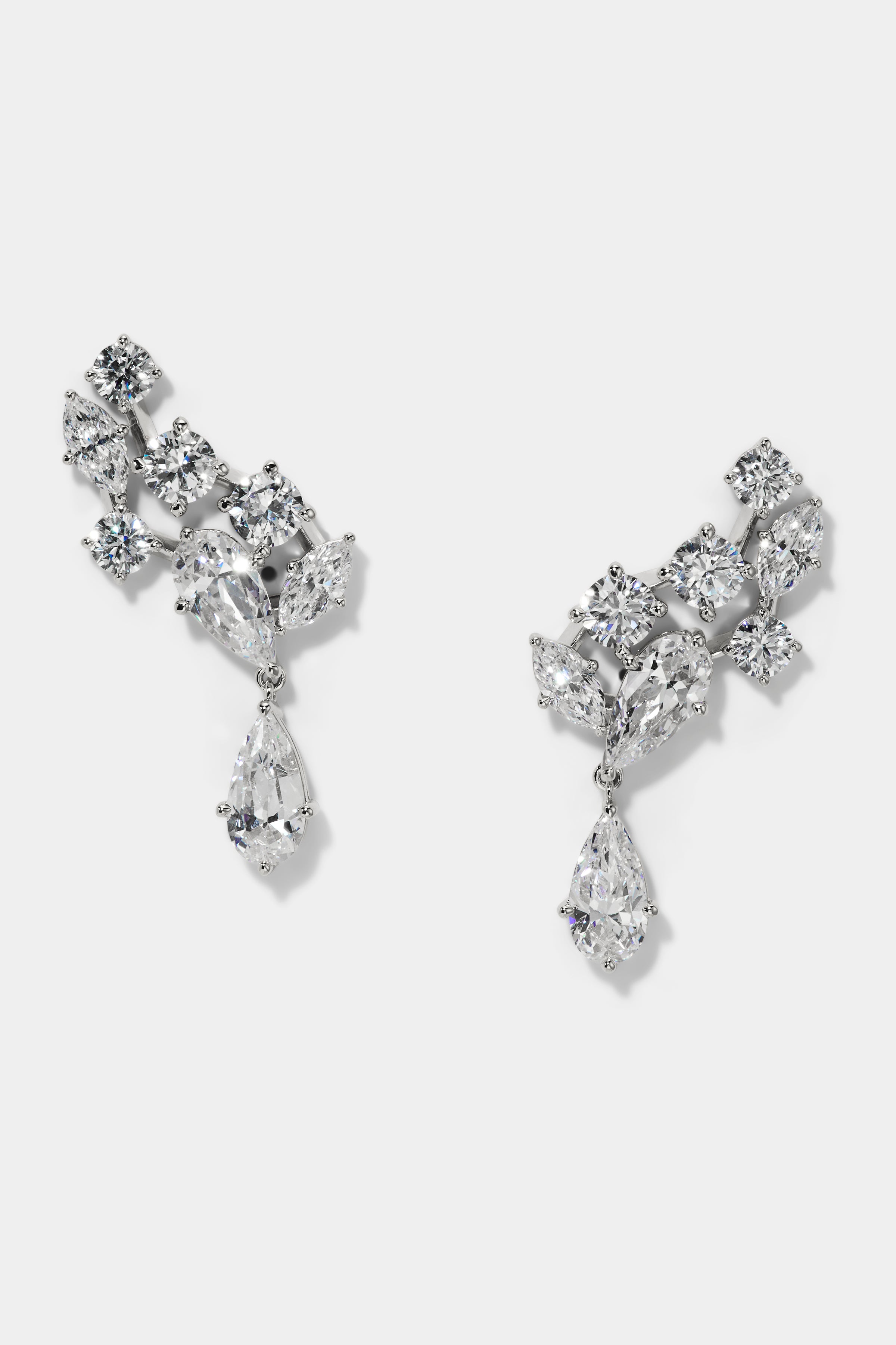 Image of RIVIERA CLUSTER DROP EARRINGS