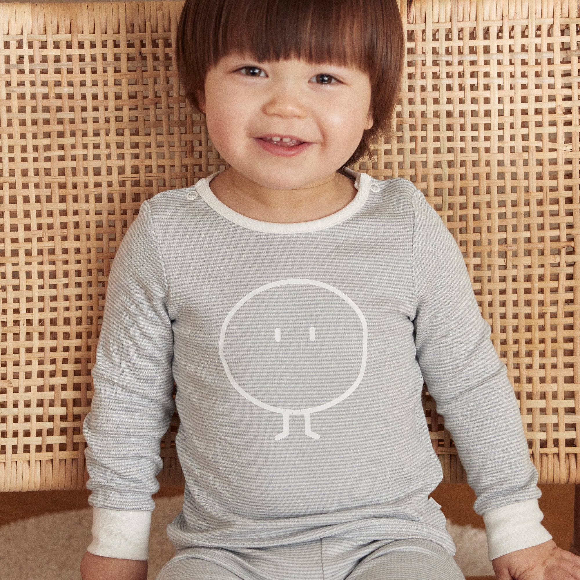 Image of Snoozy Pyjamas - Blue Stripe