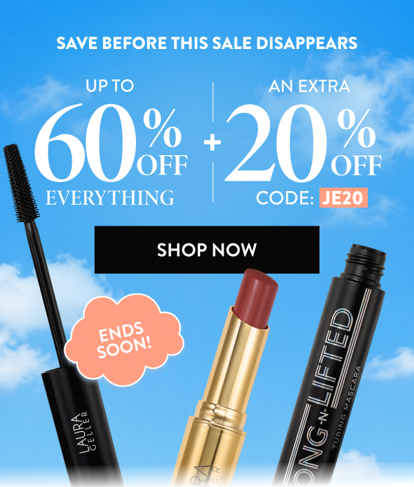 Up To 60% Off Everything + An Extra 20% Off With Code: JE20 | Shop Now