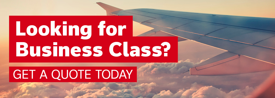 GET A QUOTE FOR BUSINESS CLASS FLIGHTS TODAY