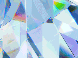 An animation of a diamond’s surface.