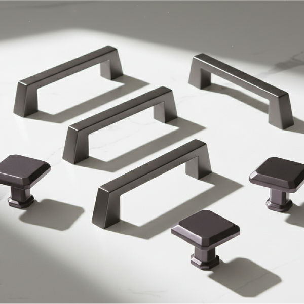 Various cabinet knobs and pulls